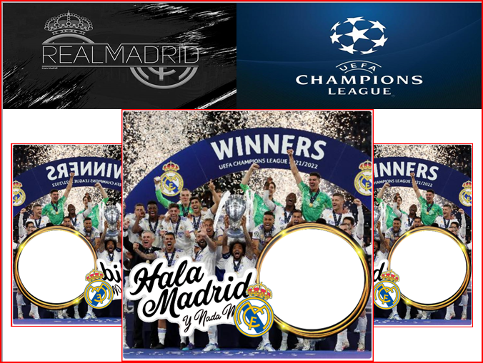 Link Twibbon Keren Real Madrid Jawara Liga Champions ke-14 Tahun 2021/2022