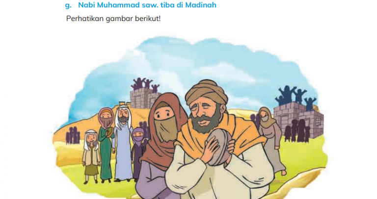Nabi Muhammad saw. tiba di Madinah